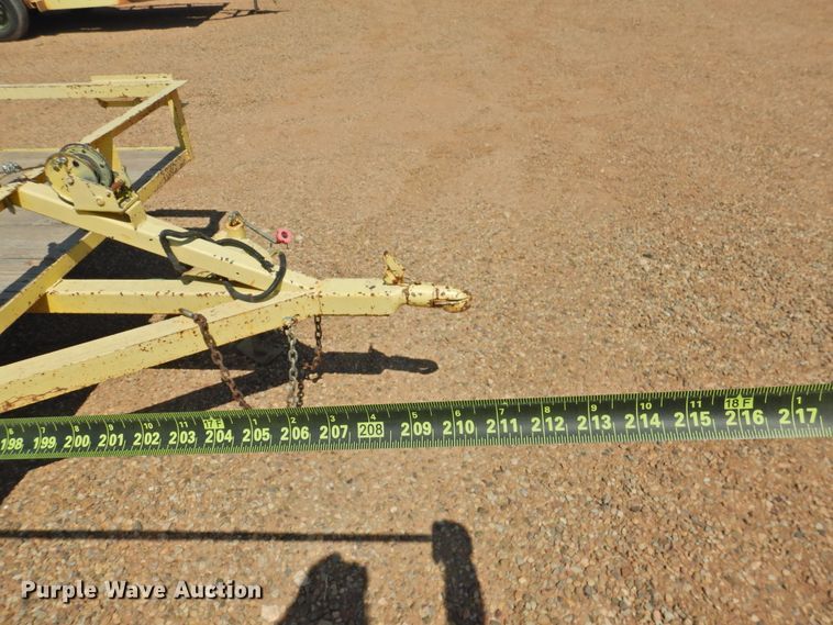 image for item DK2252 Shop built  utility trailer