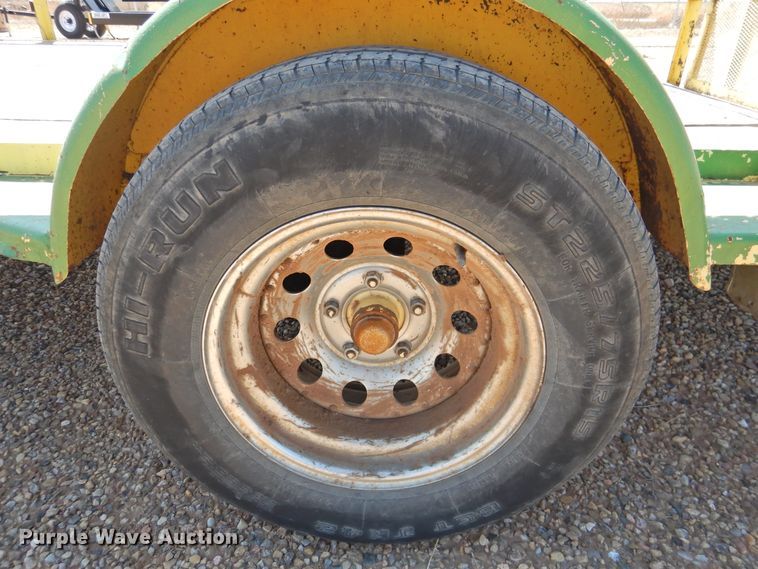 image for item DK2252 Shop built  utility trailer