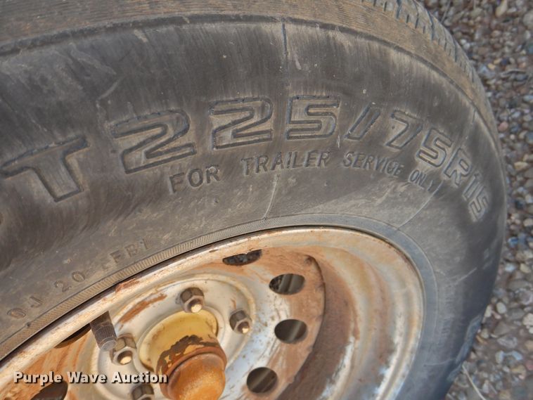 image for item DK2252 Shop built  utility trailer