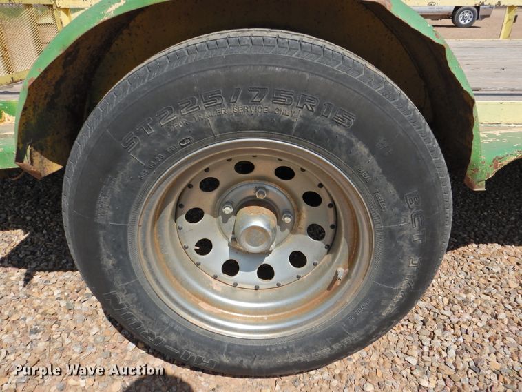 image for item DK2252 Shop built  utility trailer