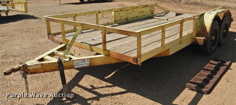 image for item DK2253 Shop built  utility trailer