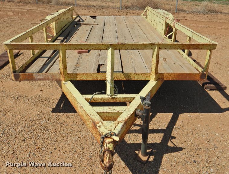 image for item DK2253 Shop built  utility trailer