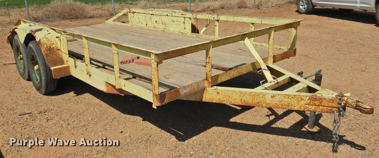 image for item DK2253 Shop built  utility trailer