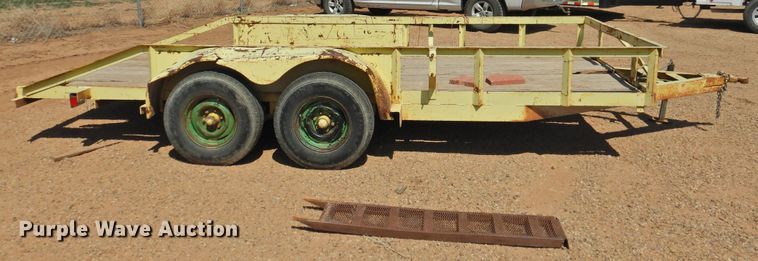 image for item DK2253 Shop built  utility trailer