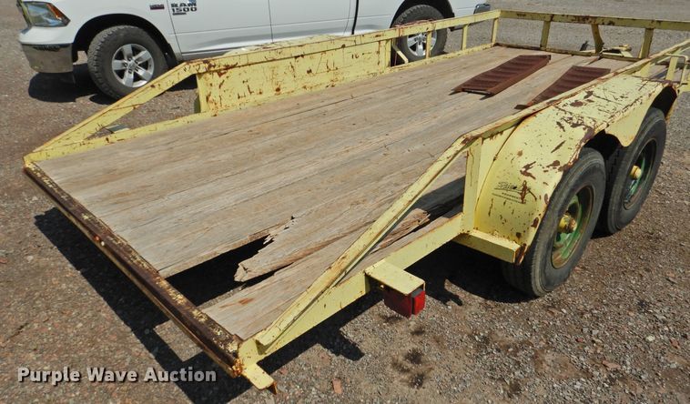 image for item DK2253 Shop built  utility trailer