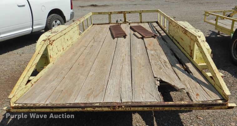 image for item DK2253 Shop built  utility trailer