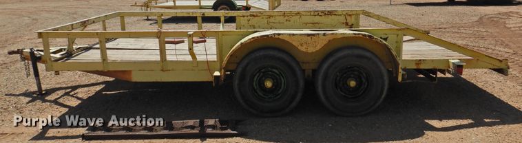 image for item DK2253 Shop built  utility trailer