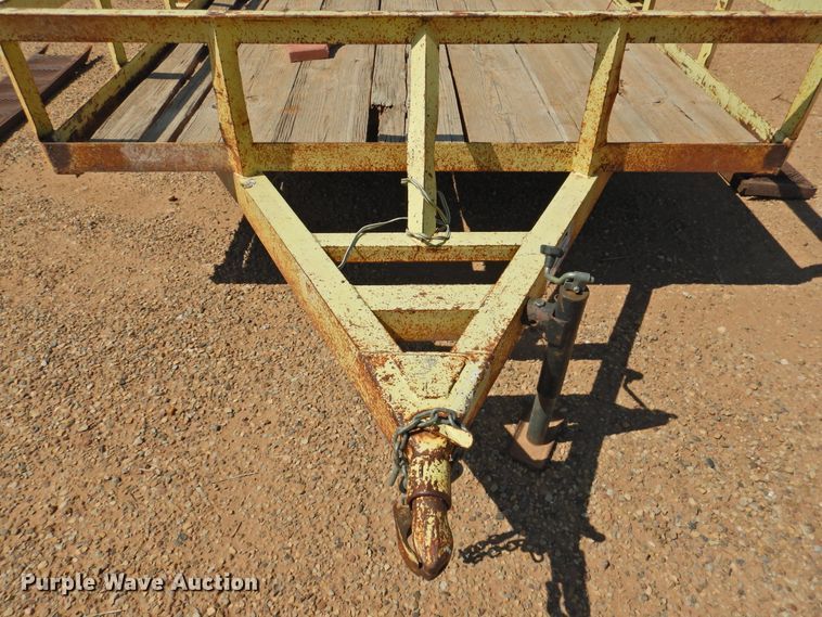 image for item DK2253 Shop built  utility trailer