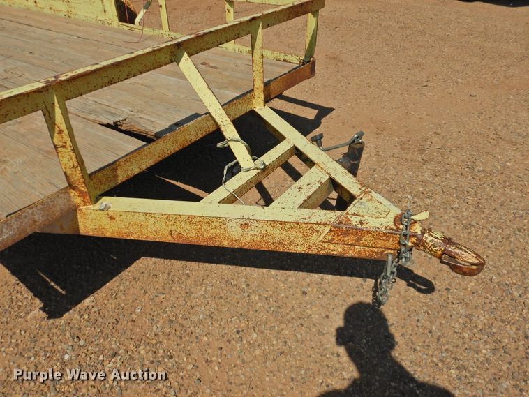 image for item DK2253 Shop built  utility trailer