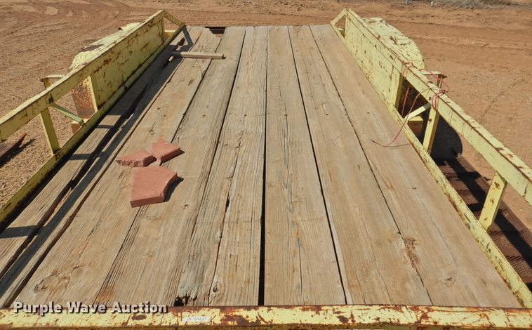 image for item DK2253 Shop built  utility trailer