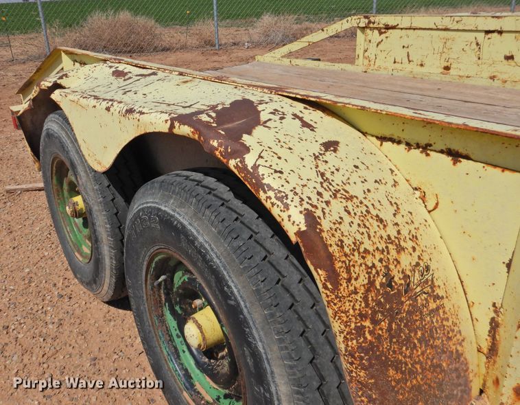 image for item DK2253 Shop built  utility trailer