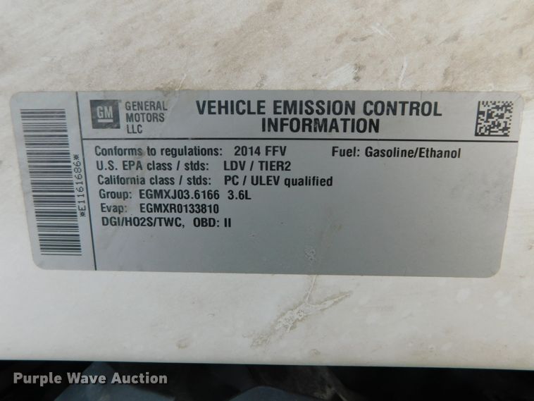 image for item DK8586 2014 Chevrolet Impala