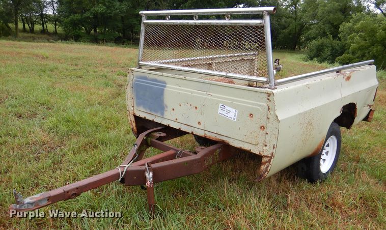image for item DL3232 Shopbuilt pickup truck bed trailer