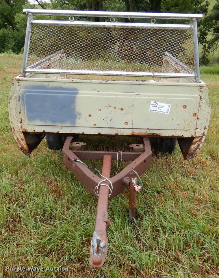 image for item DL3232 Shopbuilt pickup truck bed trailer