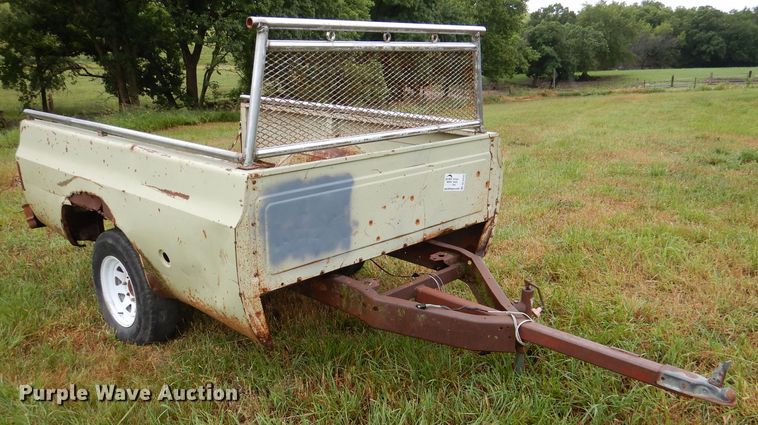 image for item DL3232 Shopbuilt pickup truck bed trailer
