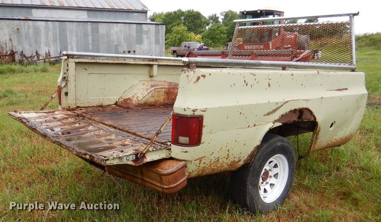 image for item DL3232 Shopbuilt pickup truck bed trailer