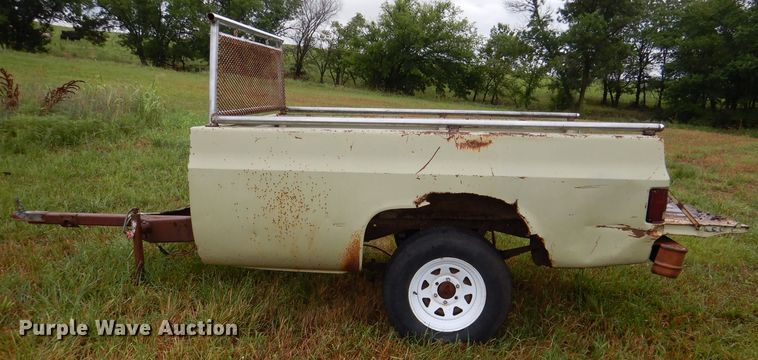 image for item DL3232 Shopbuilt pickup truck bed trailer