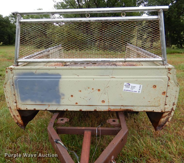 image for item DL3232 Shopbuilt pickup truck bed trailer