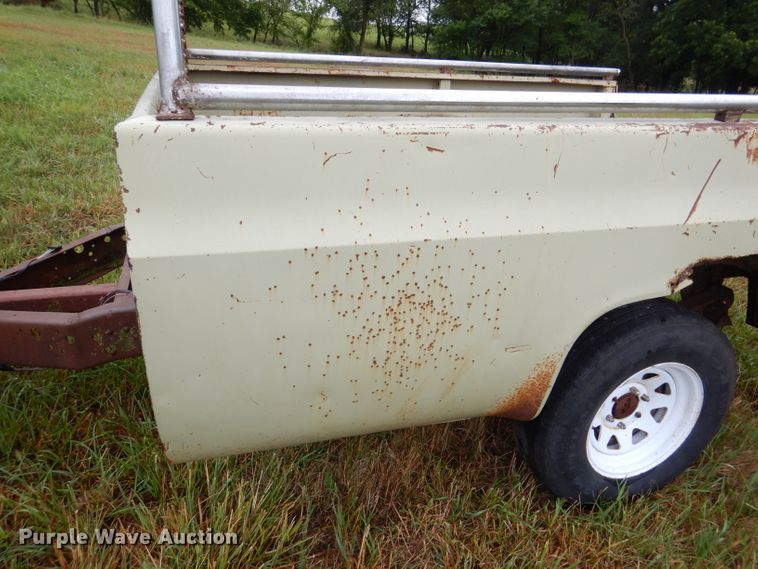 image for item DL3232 Shopbuilt pickup truck bed trailer