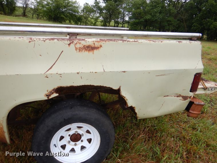 image for item DL3232 Shopbuilt pickup truck bed trailer