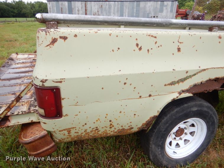 image for item DL3232 Shopbuilt pickup truck bed trailer