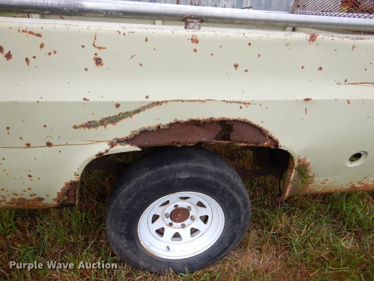 image for item DL3232 Shopbuilt pickup truck bed trailer