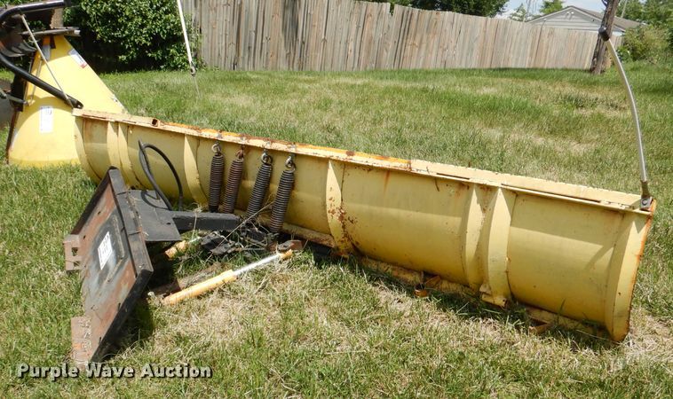 image for item DL3319 129"W skid steer snow plow