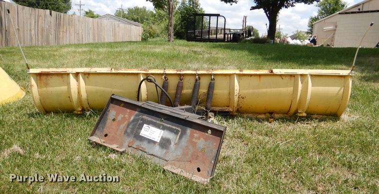 image for item DL3319 129"W skid steer snow plow