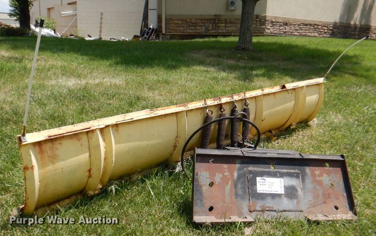 image for item DL3319 129"W skid steer snow plow