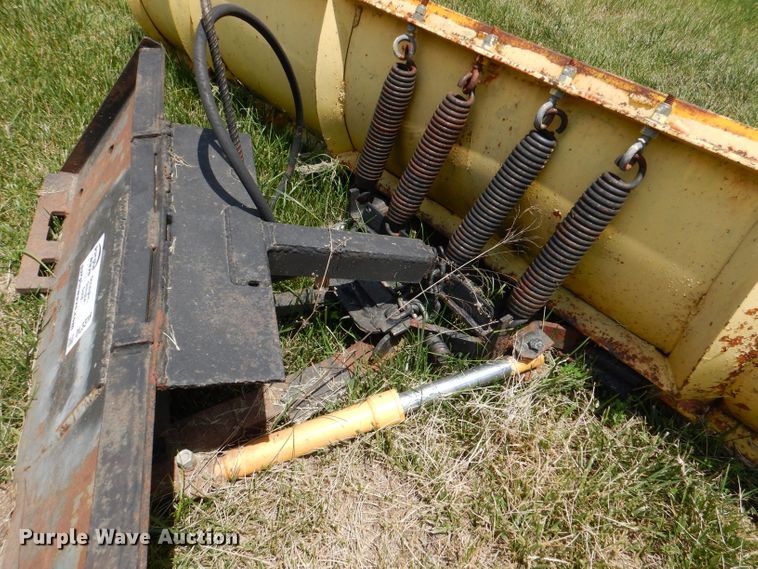 image for item DL3319 129"W skid steer snow plow
