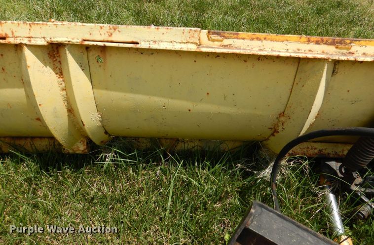 image for item DL3319 129"W skid steer snow plow