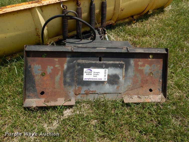 image for item DL3319 129"W skid steer snow plow