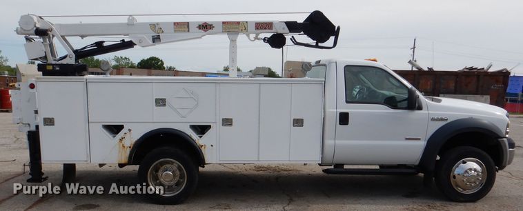image for item DL8871 2007 Ford F550 XL  flatbed truck