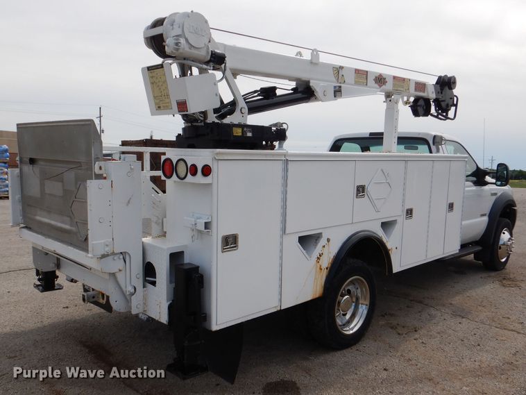 image for item DL8871 2007 Ford F550 XL  flatbed truck