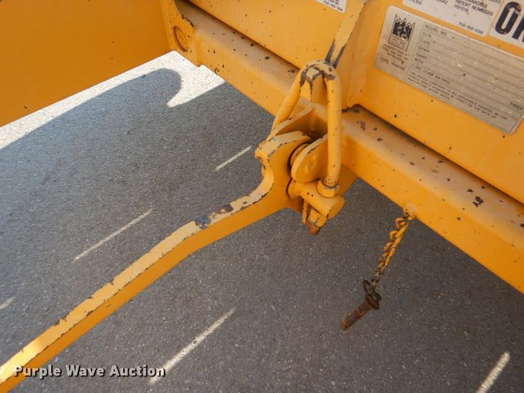 image for item DM3842 2006 Trail King TK10U  utility trailer