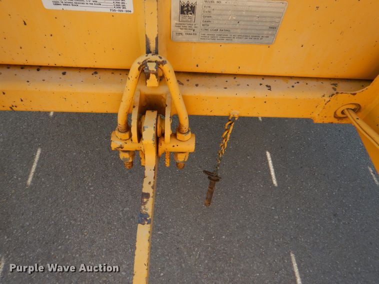 image for item DM3842 2006 Trail King TK10U  utility trailer