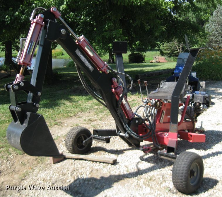 image for item EH9488 Yard Pro Towable  mini backhoe