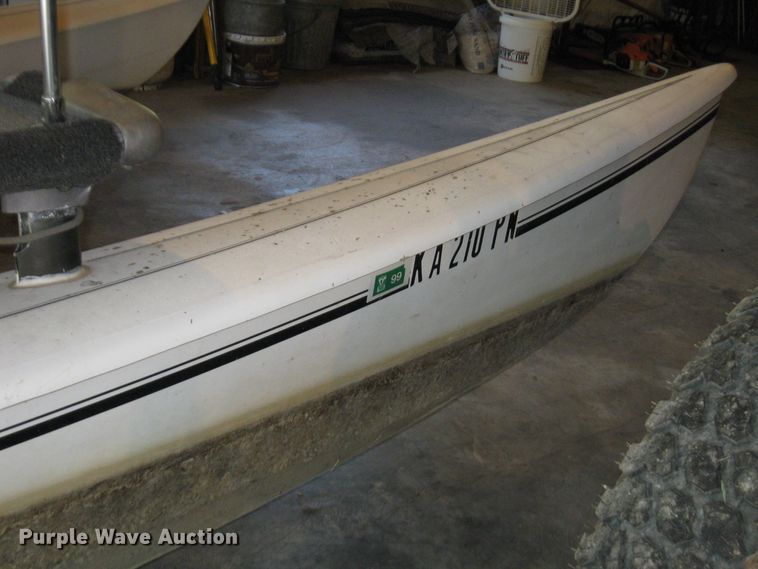 image for item EH9491 Shop built pontoon boat