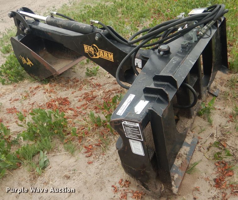 image for item FI9128 Big Arm BH600  skid steer backhoe attachment