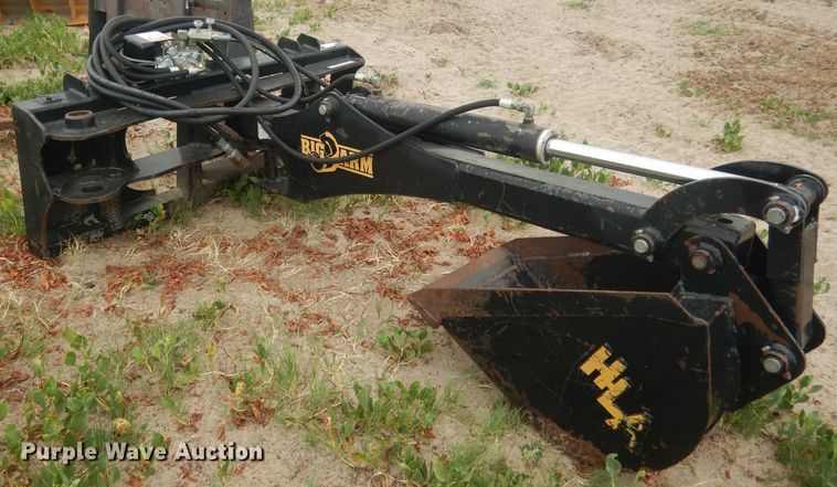 image for item FI9128 Big Arm BH600  skid steer backhoe attachment