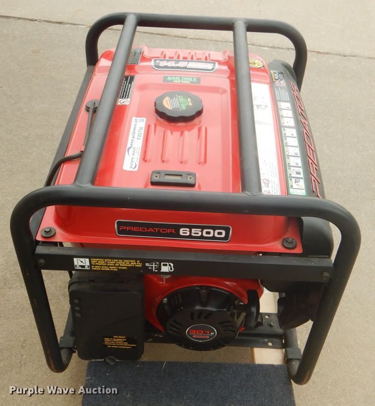 image for item FX9756 Predator 6500  generator