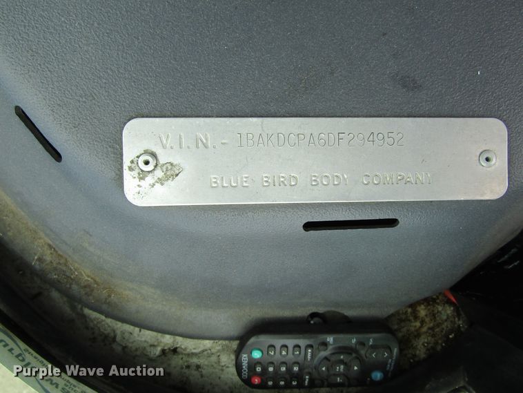 image for item GC9990 2013 Blue Bird Vision  school bus