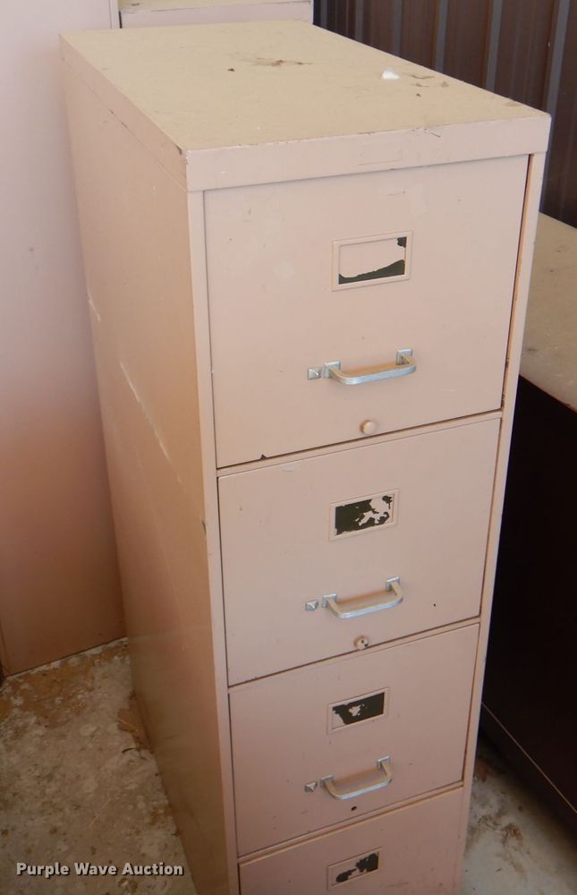 image for item HC9329 (6) four drawer file cabinets