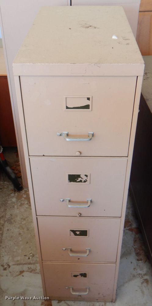 image for item HC9329 (6) four drawer file cabinets