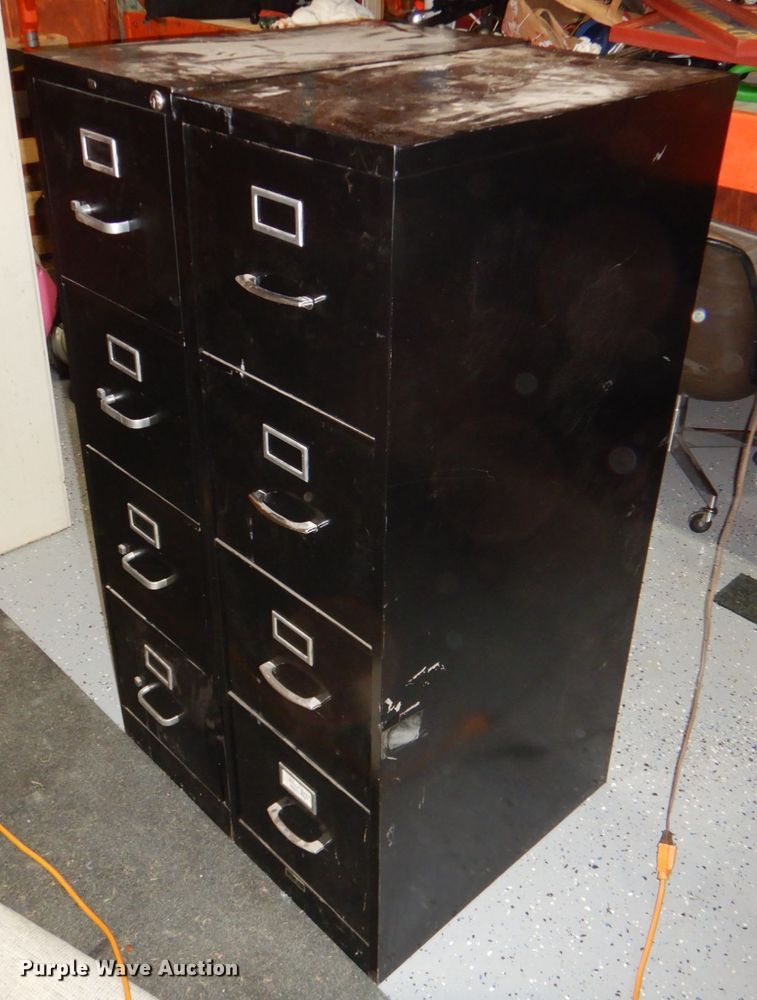 image for item HC9329 (6) four drawer file cabinets