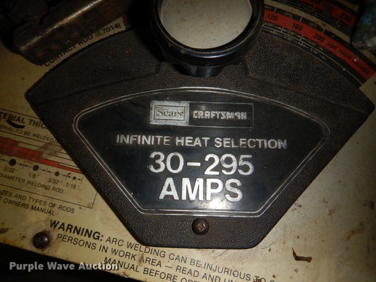 image for item HC9347 Craftsman Dual Range  welder