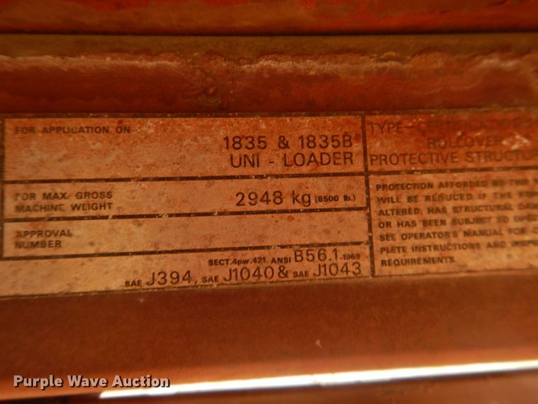 image for item HI9157 Case 1835  skid steer loader