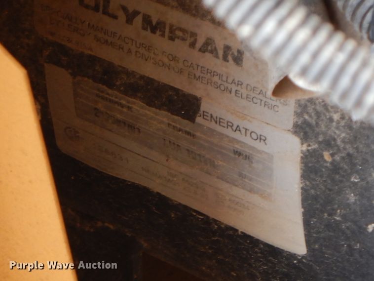 image for item HP9590 2007 Olympian G25UH3  generator