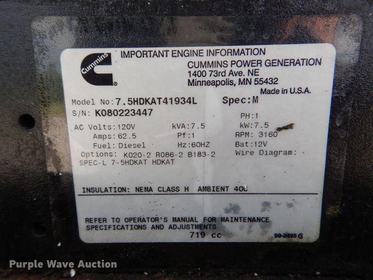 image for item HT9309 2008 Sterling Bullet  box truck