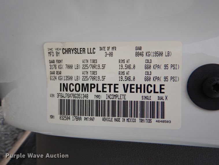 image for item HT9309 2008 Sterling Bullet  box truck